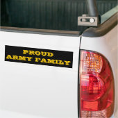 Bumpersticker Proud Leger (Op Truck)
