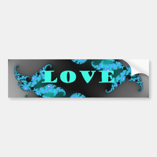 Bumpersticker Pure Love Sjabloon Auto (Voorkant)