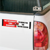 Bumpersticker Racing Season (Op Truck)