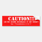 Bumpersticker Rapture (Voorkant)