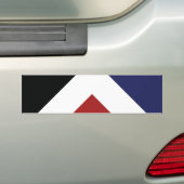 Bumpersticker rode piek (Op auto)