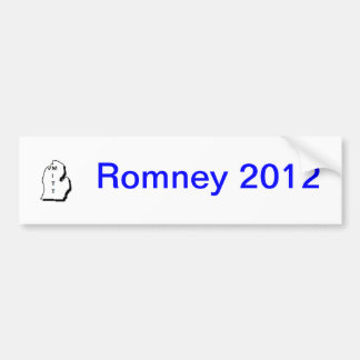 Bumpersticker Romney 2012