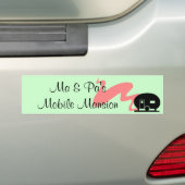 Bumpersticker  RV-travelaanhangwagen (Op auto)