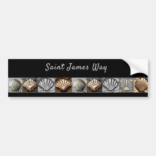 Bumpersticker Saint James Way