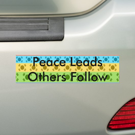 Bumpersticker Sjabloon (Op auto)