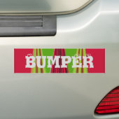 Bumpersticker Sjabloon Auto Bumpersticker (Op auto)