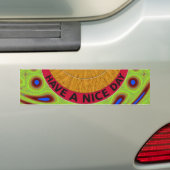 Bumpersticker Sjabloon Auto Bumpersticker (Op auto)