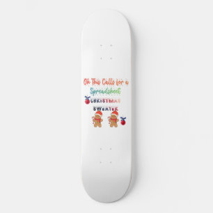 Bumpersticker Skateboard