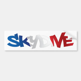 Bumpersticker SKYDIVE FRANKRIJK