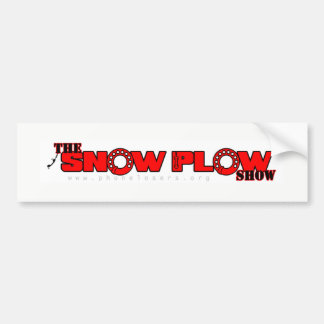 Bumpersticker sneeuwploeg Show