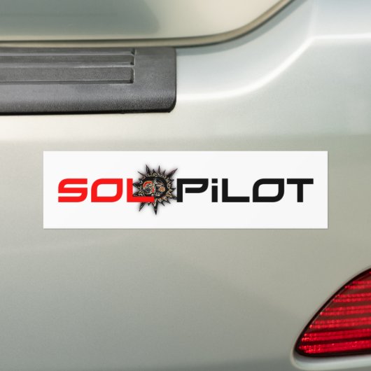 Bumpersticker Sol Pilot (Op auto)