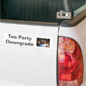 Bumpersticker "Tea Party downgrade" (Op Truck)