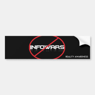 Bumpersticker tegen infowars
