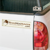 Bumpersticker TexasHogHunter.com (Op Truck)