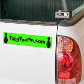 Bumpersticker TobyThePin.com Green (Op Truck)