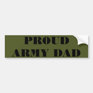 Bumpersticker Trotse Army Vader