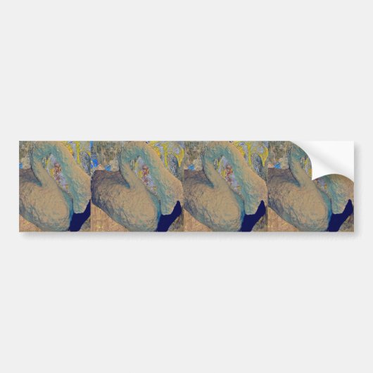 Bumpersticker Trumpeter Swans (Voorkant)