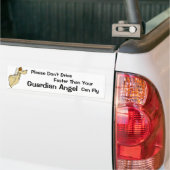 Bumpersticker van African American Guardian Angel (Op Truck)