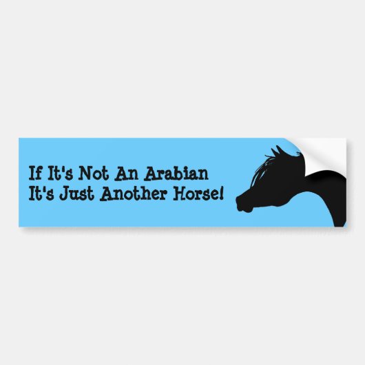 Bumpersticker van Arabian Horse (Voorkant)