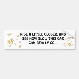 Bumpersticker van bware-trainers