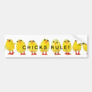 Bumpersticker van de Chicks Rule