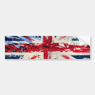 Bumpersticker van de Engelse vlag