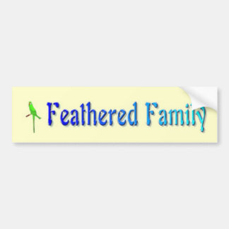 Bumpersticker van de gevoede familie