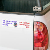 Bumpersticker van de grondleggers van GOD (Op Truck)