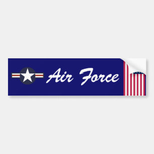 Bumpersticker van de luchtmacht