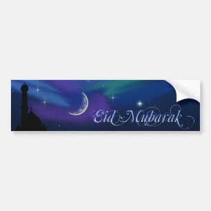 Bumpersticker van de Magical Eid Night Islamic Gre