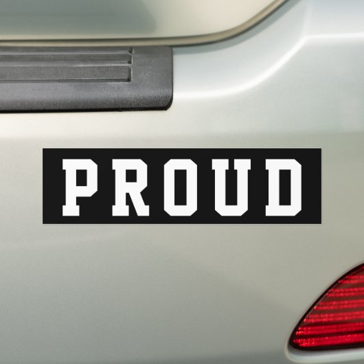 Bumpersticker van de oostkust (Op auto)