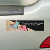 Bumpersticker van de reiziger (Op auto)