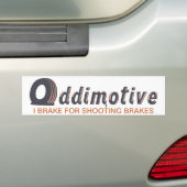 Bumpersticker van de remmen met drijvende kracht (Op auto)