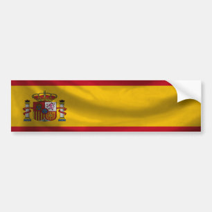 Bumpersticker van de Spaanse vlag