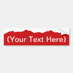 Bumpersticker van het  Colorado-gebergte