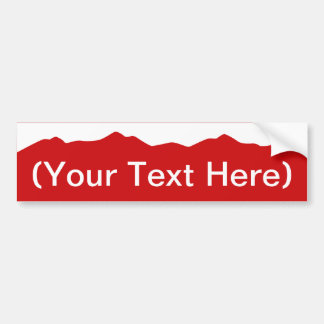 Bumpersticker van het Colorado-gebergte