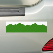 Bumpersticker van het  Colorado-gebergte (Op auto)