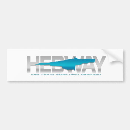 bumpersticker van het HEDWAY-station (Voorkant)