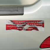 Bumpersticker Van het Succes van Booker T van Wash (Op auto)