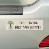 Bumpersticker van het vuilstort van de boomliefheb (Op auto)