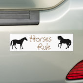 Bumpersticker van Horse Lovers (Op auto)