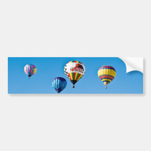 Bumpersticker van luchtballonnen