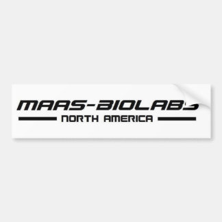 Bumpersticker van Maas Biolabs