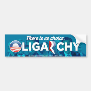 Bumpersticker van Oligarchy 2012