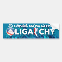 Bumpersticker van Oligarchy 2012