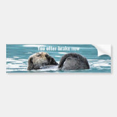 Bumpersticker van otter (Voorkant)