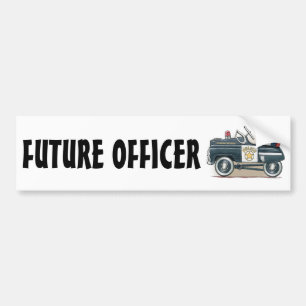 Bumpersticker van politie Pedal Car Car Car
