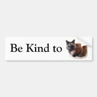 Bumpersticker van schelpdieren met lange luchtspie
