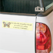 Bumpersticker van vlinder (Op Truck)