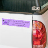 Bumpersticker van vlinder (Op Truck)
